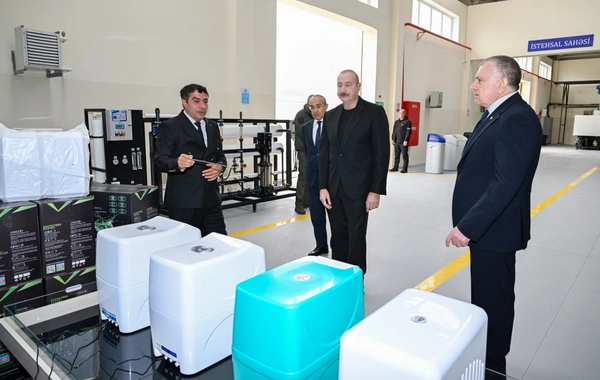 Sabirabadda su filtrlərinin istehsalı müəssisəsinin fəaliyyəti ilə tanışlıq Sabirabadda su filtrlərinin istehsalı müəssisəsinin fəaliyyəti ilə tanışlıq