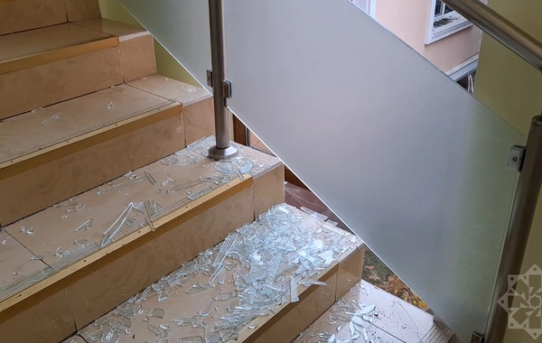 Kiyevə raket hücumu zamanı Azərbaycanın Ukraynadakı səfirliyinə ciddi ziyan dəyib