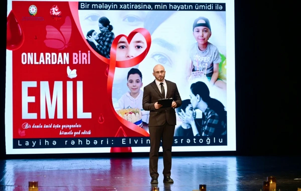 Leyla Əliyeva "Onlardan biri: Emil" adlı anım tədbirində iştirak edib