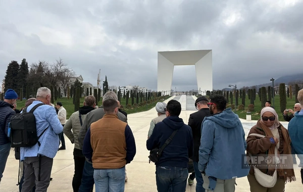 Beynəlxalq səyyahlar Xankəndidə olublar