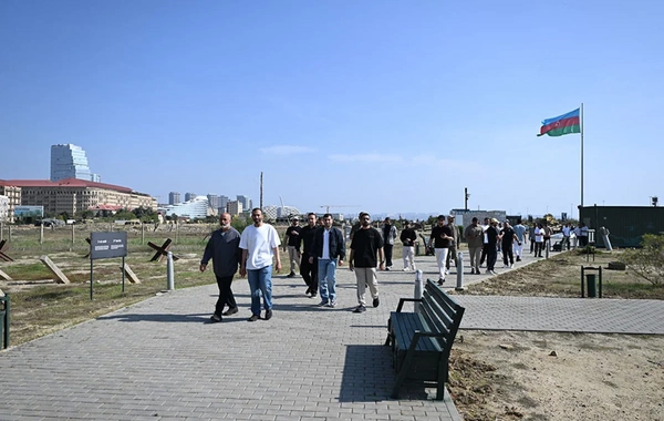 "Şahinlərin Görüşü - 2026" təliminin iştirakçıları Hərbi Qənimətlər Parkında olublar