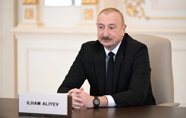 Ильхам Алиев выступил в формате видеосвязи на 8-м Саммите Европейского политического сообщества