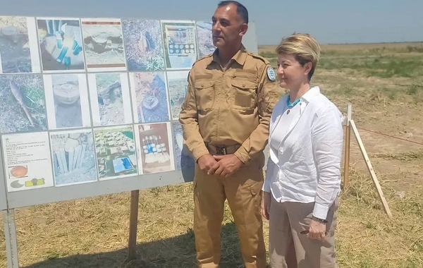 Türkiyəli jurnalistlər Ağdamda minatəmizləmə əməliyyatları ilə tanış olub