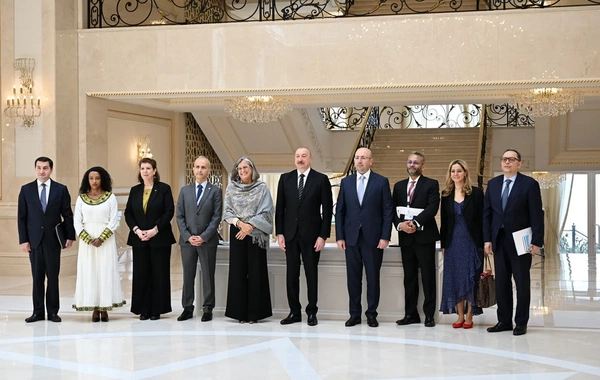 Prezident İlham Əliyev BMT-nin Məskunlaşma Proqramının icraçı direktorunu qəbul edib