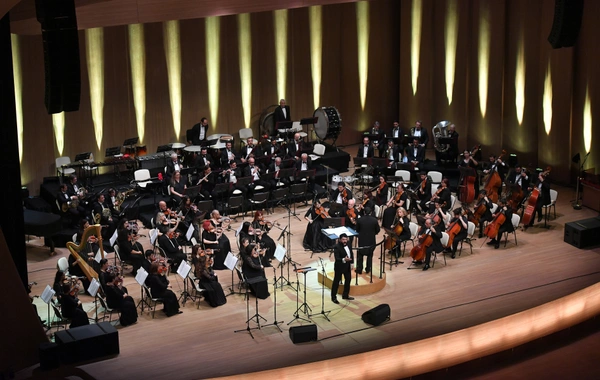 Placido Domingo performed at the Heydar Aliyev Center
