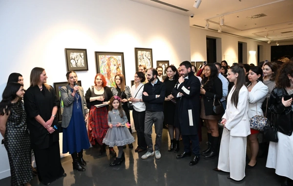 Leyla Aliyeva attended the exhibition "A House with a View of the Landscape"
