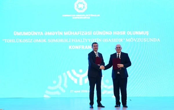 Ümumdünya Əməyin Mühafizəsi Gününə həsr olunmuş konfrans keçirilib