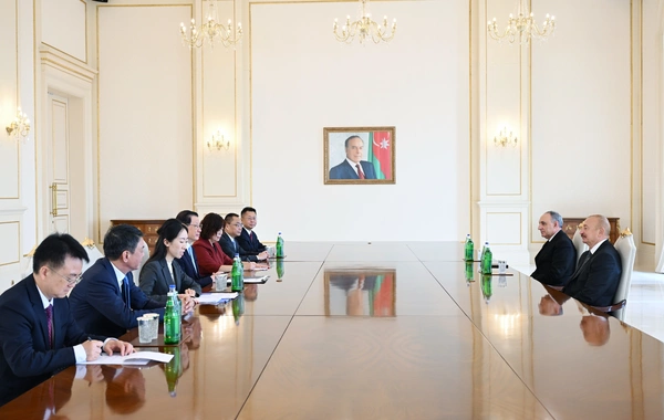 İlham Əliyev Çinin Baş prokurorunu qəbul edib