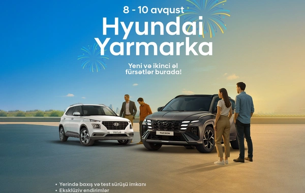 Hyundai Yarmarkasında 17 000 AZN dək endirimlərlər olacaq!