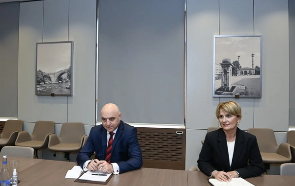 Ceyhun Bayramov Gürcüstanın Azərbaycana yeni təyin olunmuş səfirini qəbul edib