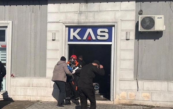 Dərnəgüldə obyektdəki yanğın söndürüldü