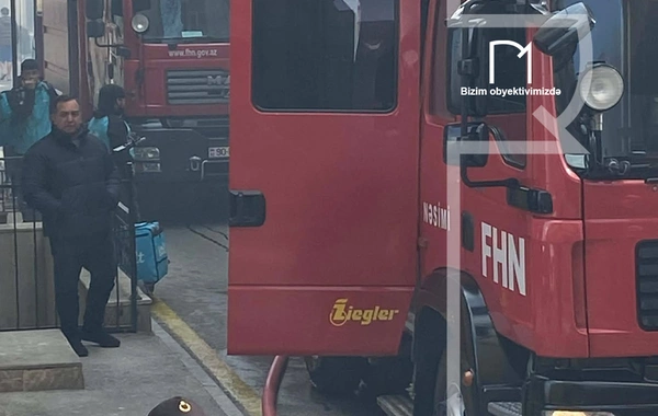 "Torqovı"da GÜCLÜ YANĞIN nəzarət altına alınıb, xəsarət alan var