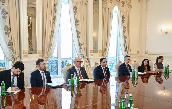 İlham Əliyev Böyük Britaniyanın ticarət üzrə dövlət nazirini qəbul edib