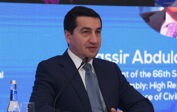 Hikmet Hajiyev shared another publication about the Zangezur corridor