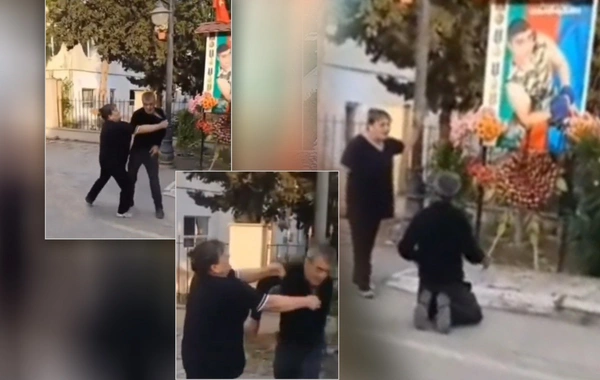 Kişini diz çökdürən şəhid anası ilə bağlı araşdırma aparılır