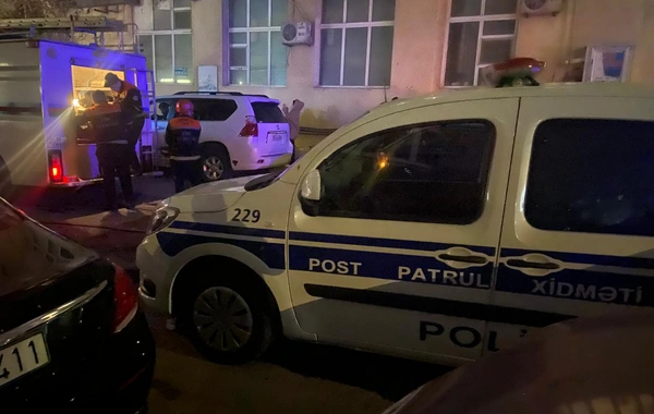 Bakıda çoxmərtəbəli binada güclü yanğın