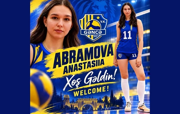 Gəncə rusiyalı voleybolçu Anastasiya Abramovanı heyətinə qatıb
