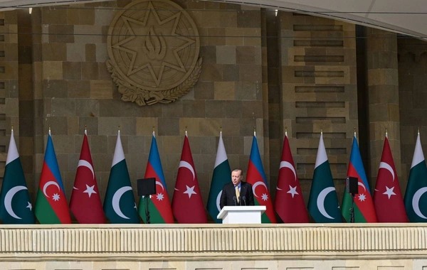 Ərdoğan: Axan hər damla qan ortaq tariximizə qızıl hərflərlə yazılmışdır