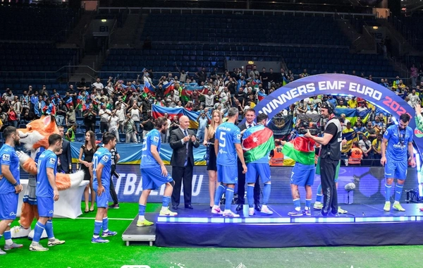 Azərbaycanın minifutbol millisi ikinci dəfə Avropa çempionu oldu