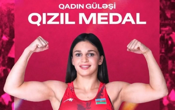 Azərbaycanın qadın güləşçisi Ruzanna Məmmədova Avropa çempionu olub