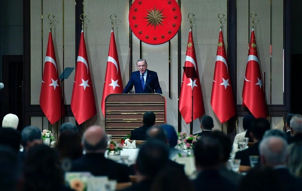 Ərdoğan 16-cı Səfirlər Konfransı çərçivəsində xarici diplomatları qəbul edib