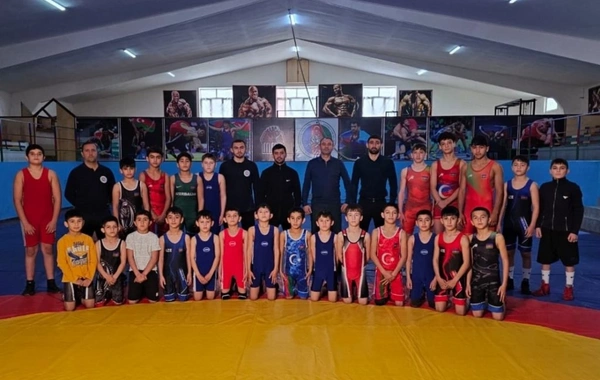 Şəmkirin Bayramlı kəndində güləş zalı istifadəyə verilib