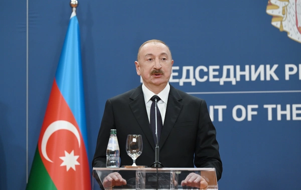 Ильхам Алиев и Александар Вучич выступили с заявлениями для прессы
