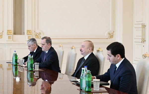 Prezident İlham Əliyev Moldovanın Baş nazirinin müavinini qəbul edib