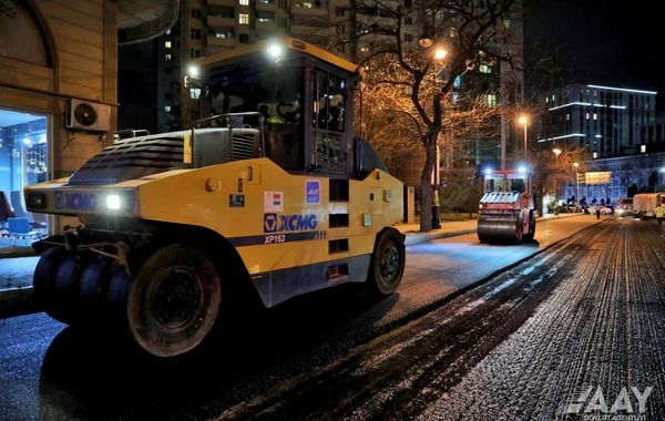 Bu küçənin 270 metrlik hissəsi yenidən təmir olunub
