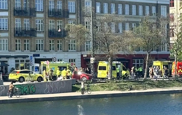 A car ran over a group of people in the center of Copenhagen