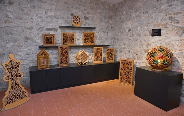 Leyla Əliyeva və Arzu Əliyeva Şəkidə tarixi-memarlıq abidələrinin bərpadan sonra açılışında iştirak ediblər