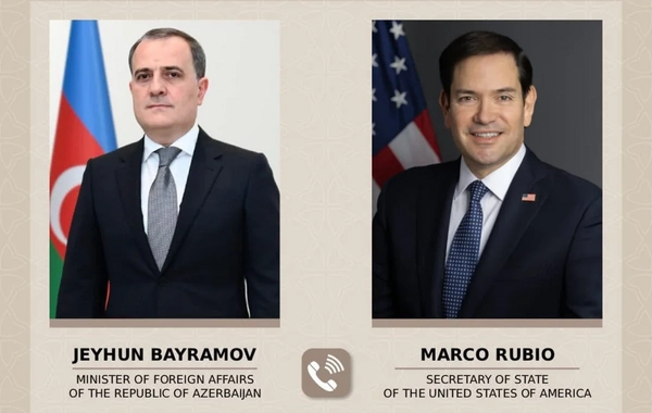 Ceyhun Bayramovla Marko Rubio Azərbaycan-Ermənistan normallaşma prosesini müzakirə ediblər