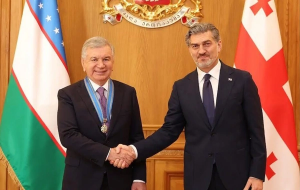 Şavkat Mirziyoyev Gürcüstanın Qızıl yun ordeninə layiq görülüb