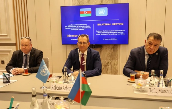 Baş Prokurorluq və UNODC terrorçuluğa qarşı birgə mübarizəni müzakirə edib