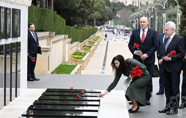 Prime Minister of Lithuania visited the Alley of Martyrs in Baku
