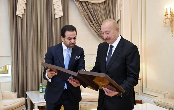 İlham Əliyevə "Zayed İnsan Qardaşlığı Mükafatı"nın sertifikatı təqdim olunub