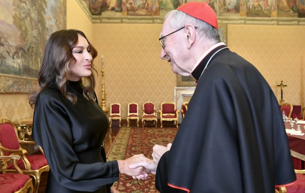 Mehriban Aliyeva met with the Vatican Secretary of State