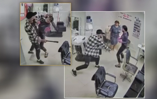 Rusiyada azərbaycanlı gözəllik salonuna girərək keçmiş arvadını döydü - ANBAAN GÖRÜNTÜ