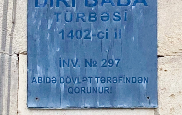 Diri Baba türbəsini 9 ayda 28 mindən çox turist ziyarət edib