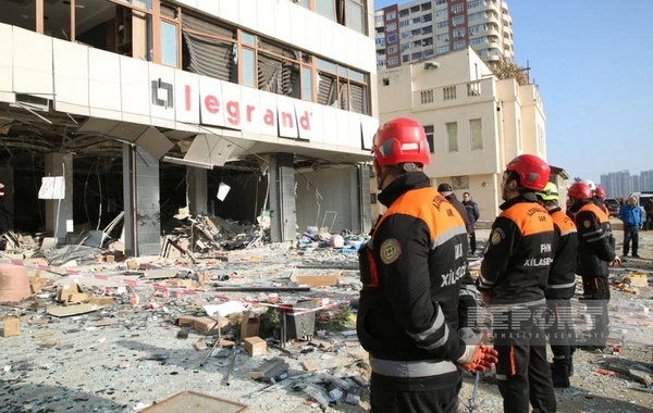 Bakıda obyektdə partlayış olub - Yaralılar var