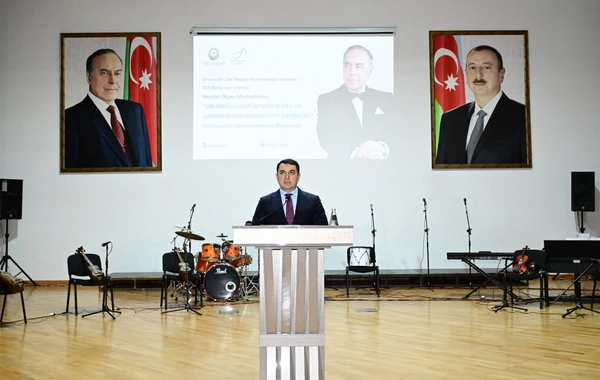 Şəkidə "Ümummilli Lider Heydər Əliyev və Azərbaycanın mədəniyyət dəyərləri" mövzusunda tədbir keçirilib