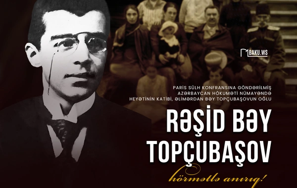 Bu gün siyasətçi Rəşid bəy Topçubaşovun vəfatından 97 il ötür