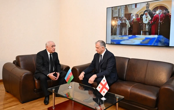 Али Асадов посетил посольство Грузии в Азербайджане