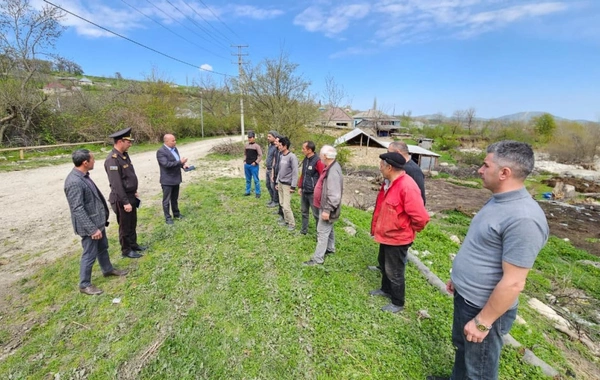 FHN tərəfindən "Yaz-yay fəsillərində sel təhlükəsi" mövzusunda növbəti tədbirlər keçirilib