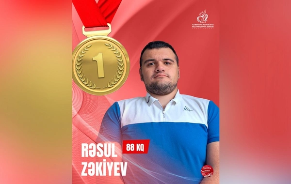 Azərbaycan parapauerliftinqçisi Dünya Kubokunda 2 qızıl medal qazanıb