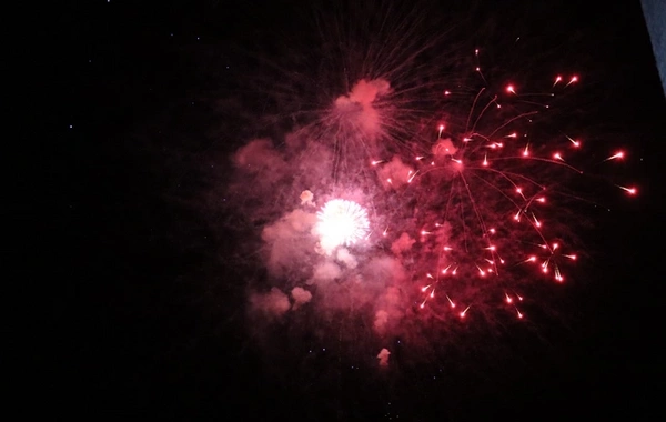 Xankəndidə Zəfər atəşfəşanlığı