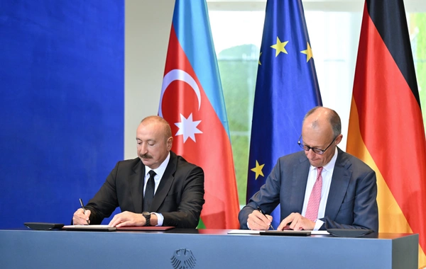 Documents signed between Azerbaijan and Germany in Berlin