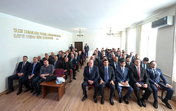 KOBİA tərəfindən Yardımlı rayonunda sahibkarlarla görüş keçirilib