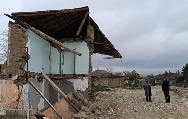 Şabranda sürüşmə fəallaşıb, evlər təhlükə altındadır