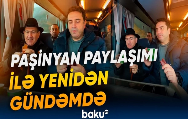 Paşinyan yenə qeyri-adi videosu ilə gündəm oldu